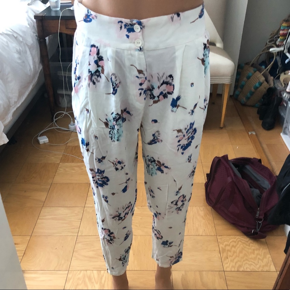 Zara floral pants